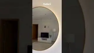 Witness the Room's Metamorphosis with our Round Mirror | 