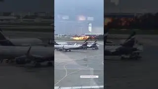 Пожар на борту самолета . аварийная посадка 5.05.2019
