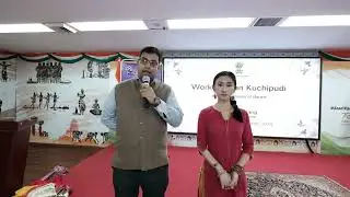 Kuchipudi dance workshop  organised  with Kuchipudi exponent Ms. Wang Lulu on 30th November, 2024.