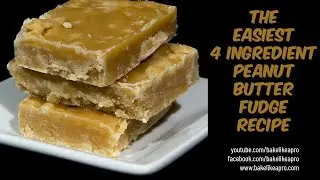 Super Easy 4 Ingredient Peanut Butter Fudge Recipe