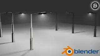 Creating a quick street light in blender.. | Blender 2.9
