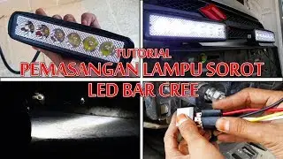 Pasang Lampu Sorot Bar LED Cree 18W - Terangnya Nambah