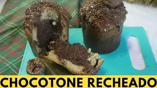 CHOCOTONE RECHEADO DE FERREIRO E NUTELLA