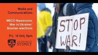 MECO Newsroom with filmmaker Bryce Wilson and USyd Int'l Relations student Frederick Lindsay
