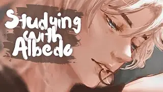 early morning studying with albedo ~ genshin impact playlist