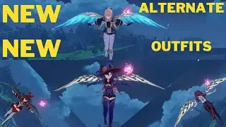 Jean, Mona, Amber and Rosaria Got New Alternate Outfits | Genshin Impact