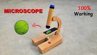 How to make microscope with waste material | Science project working model for school
