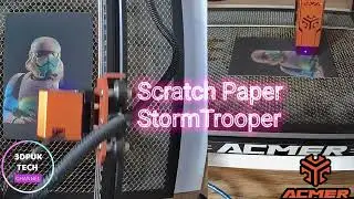 Acmer P1S PRO 6w laser  Scratch paper StormTrooper