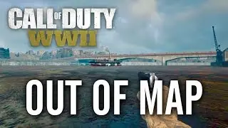COD WW2 - Out of Map Glitch on London Docks