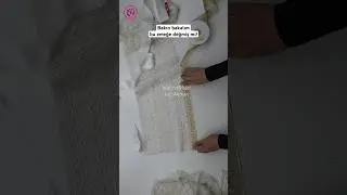 Eski tülleri ve güpürleri değerlendirdim! Sizce sonuç basıl oldu? #short #shorts #diy
