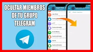 Como ocultar los miembros de tus grupos de telegram (2024)