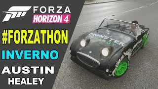Forza Horizon 4   #FORZATHON INVERNO AUSTIN HEALEY SPRITE MKI