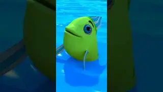Machali Jaal ki Rani hai, मछली जल की रानी है #shorts #dancingfish #hindirhymes #youtubeshorts