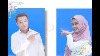 Prewed Latar Biru Kicy dan Chika