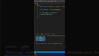 javaScript entries () Method 