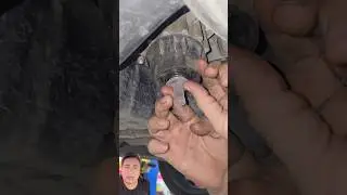 Oil change on a Toyota 