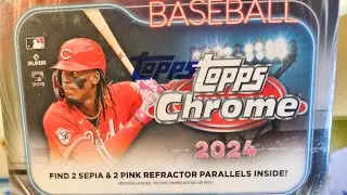 2024 Topps Chrome Baseball 🔥 Blaster box x2 🔥⚾️⚾️⚾️
