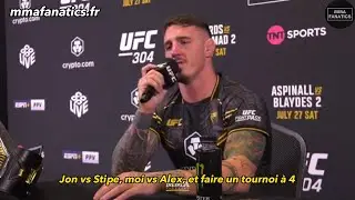 L'interview de Tom Aspinall après son combat contre Curtis Blaydes (traduction française)