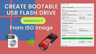 How To CREATE Windows 11 Bootable Pen Drive from Image (.ISO) FILES