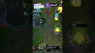 Пранк над Смурфом  #leagueoflegends #lol #lolmemes