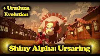 Shiny Alpha Ursaring + Ursaluna Evolution ✨ Pokémon Legends Arceus