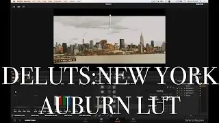 DELUTS: NEW YORK STATE; Auburn LUT. How to use a LUT.