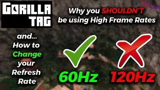 Why you SHOULDN'T be using High Frame Rates in Gorilla Tag (Meta Quest 2)