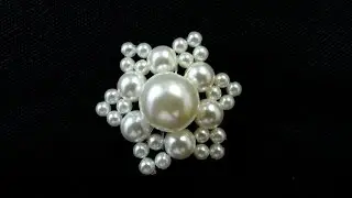 DIY - FLOR DE PÉROLAS ESTRELA.