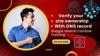 Google Search Console Training | DNS record for site ownership verification 2022 | Softrix