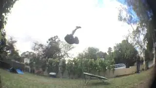 Quick Morning Mini Tramp (slo-mo test)