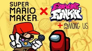 Friday Night Funkin' but it's Mario and Among Us?