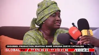 Drapeau Mame Sokhna GUEYE CATHALINA Organisé par Diourbel Production.