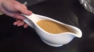Turkey Gravy on the Big Green Egg
