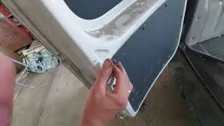 How to Remove a Rear Swing Door Handle in a VW Caddie