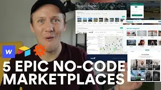 5 no-code marketplaces created with Webflow, Airtable and Zapier