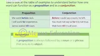 Relation of Prepositions with Adverbs and Conjunctions | English Grammar | iken | ikenedu | ikenApp