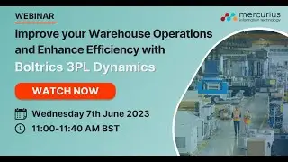 Improve your warehouse operations and enhance efficiency with Boltrics 3PL Dynamics