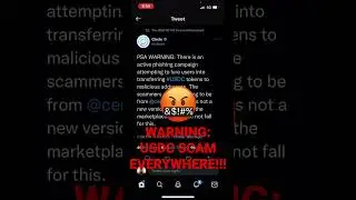 USDC SCAM UNCOVERED!!! Watch out!!! 