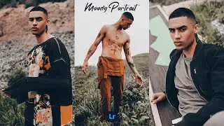 Preset Adobe Lightroom Mobile - Moody Portrait Preset l Free Download Dng File