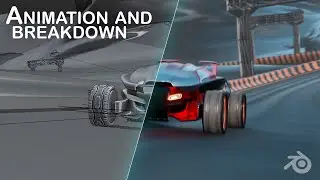 CG custom sci-fi car animation and breakdown | Blender | by Aditya Chandran