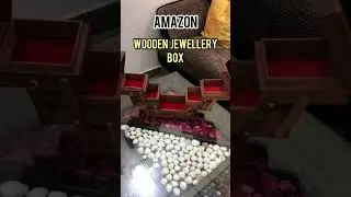 wooden jewellery box 