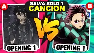 SÓLO SALVA 1 CANCIÓN DE ANIME 🎶 CANTANTES Y BANDAS 🔥