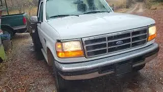My 1997 F350 7.3 (omw to work)