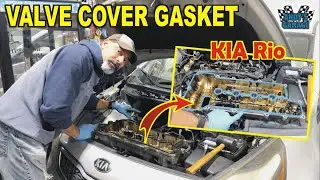 How To Replace Valve Cover Gasket - Kia Rio (Andy’s Garage: Episode - 508)