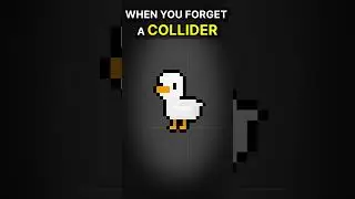 Seriously who forgot the collider? 🐔 #shorts #gamedev #collider  #unity