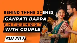How to do Ganpati bappa Couple Photoshoot | Poses | behind the scenes