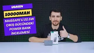 Kablosuz Şarjın Yeni Kahramanı: Ugreen 10000 mAh Magsafe'li 22.5W Powerbank İncelemesi