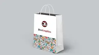 How to Create a Paper Bag Product Packaging Design | Tutorial