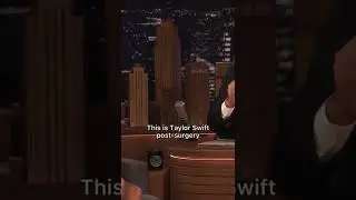 Taylor Swift on Jimmy Fallon shares post eye surgery operation video 