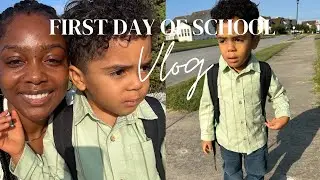 MY BABY'S FIRST DAY OF SCHOOL !!!!